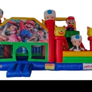 SUPER MARIO MONSTER SLIDE COMBO Size: 25ft x 20ft